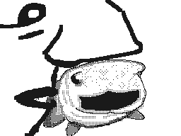 me (me) sniffing the fish (the fish)