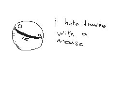 i hate drawing with a mouse
