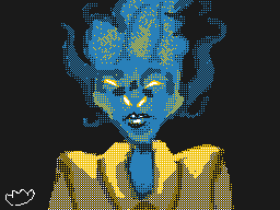 A shadow OC I wanted to draw with limited tools